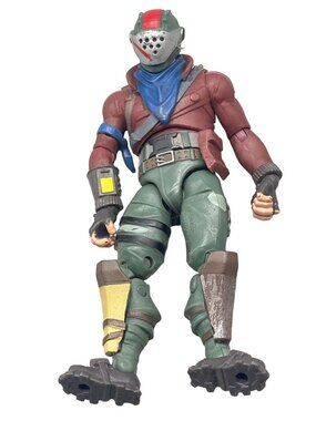 Fortnite Rust Lord 3.75” Action Figure Epic Games 2018 Jazwares green READ